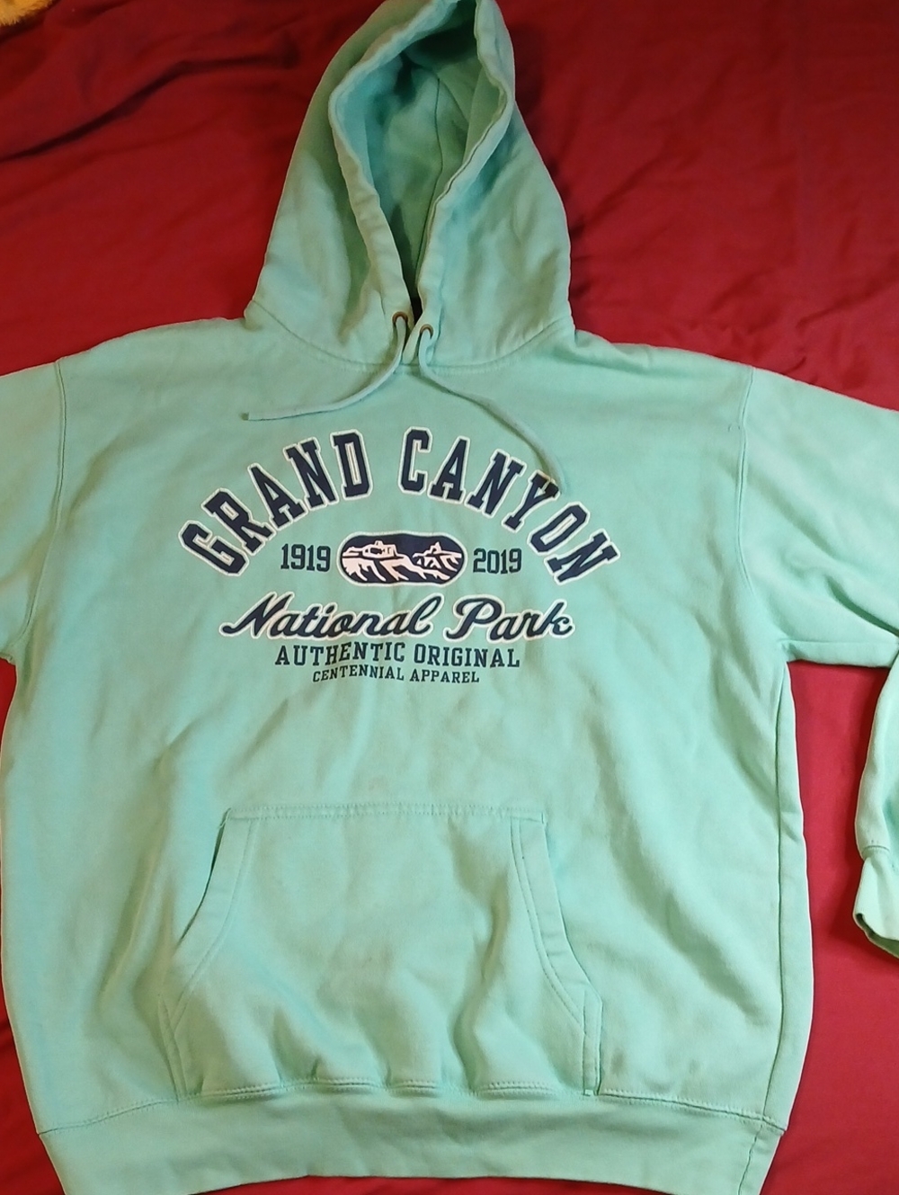 Prairie Mountain Grand Canyon National Park Centennial Hoodie Minor Flaws Medium